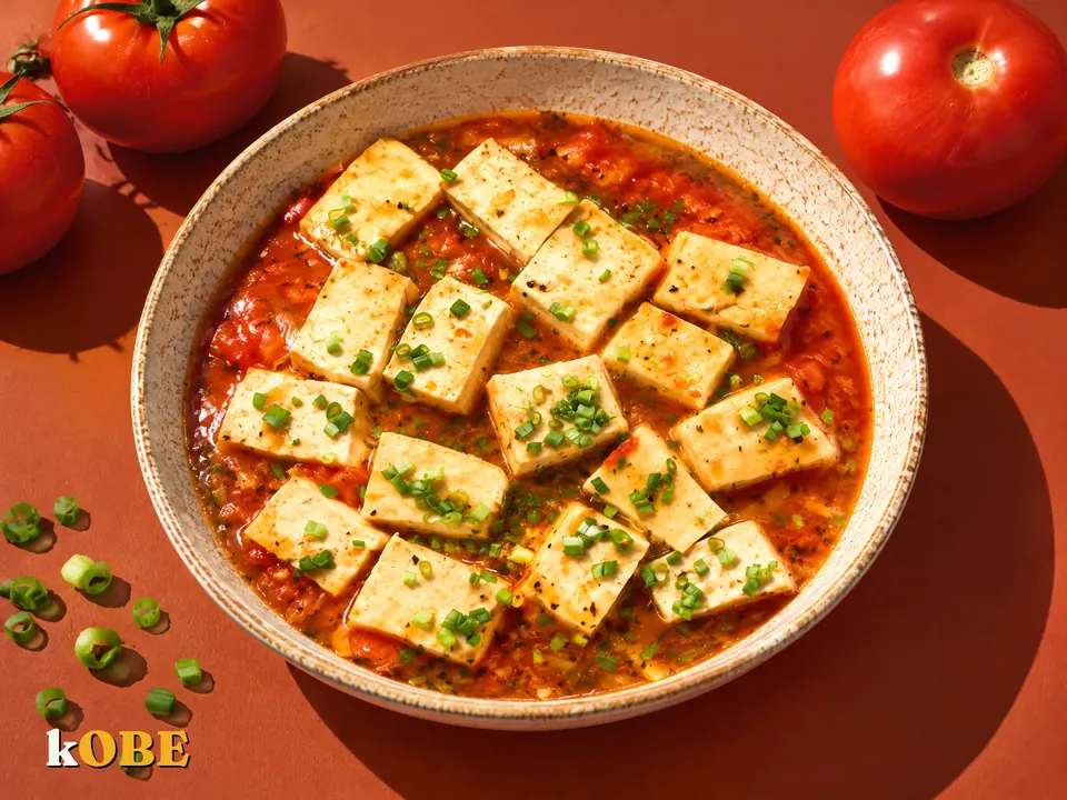 Dau Hu Sot Ca Chua (Tofu in Tomato Sauce), Made with Monk Fruit Sweetener