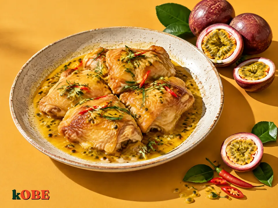 Đùi gà sốt chanh dây