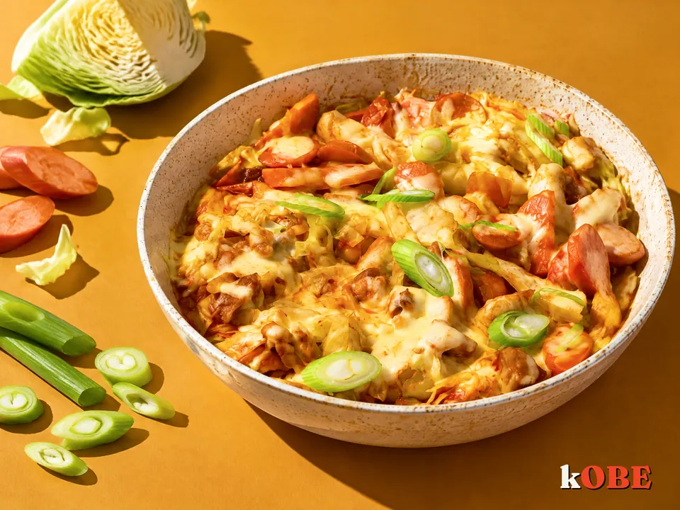 Gà xào phô mai bắp cải làm tại nhà