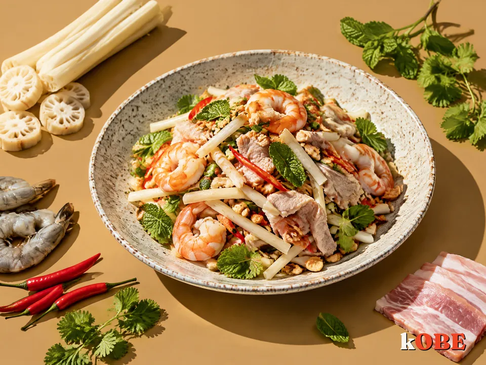 Gỏi ngó sen tôm thịt