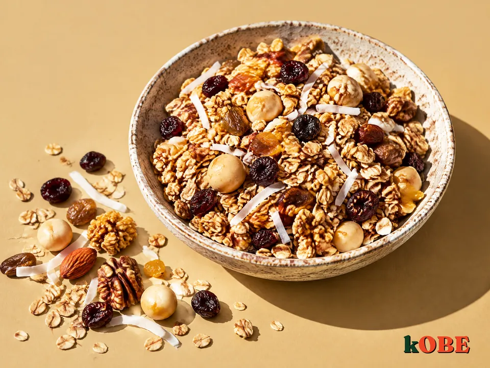 Granola siêu hạt nướng lò mật ong