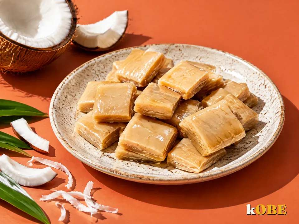 Kẹo dừa Bến Tre, không thêm đường tinh luyện