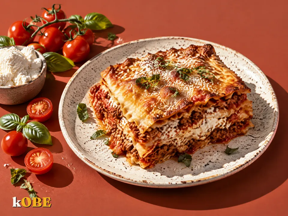 Lasagna bò bằm phô mai ricotta kiểu Ý làm tại nhà