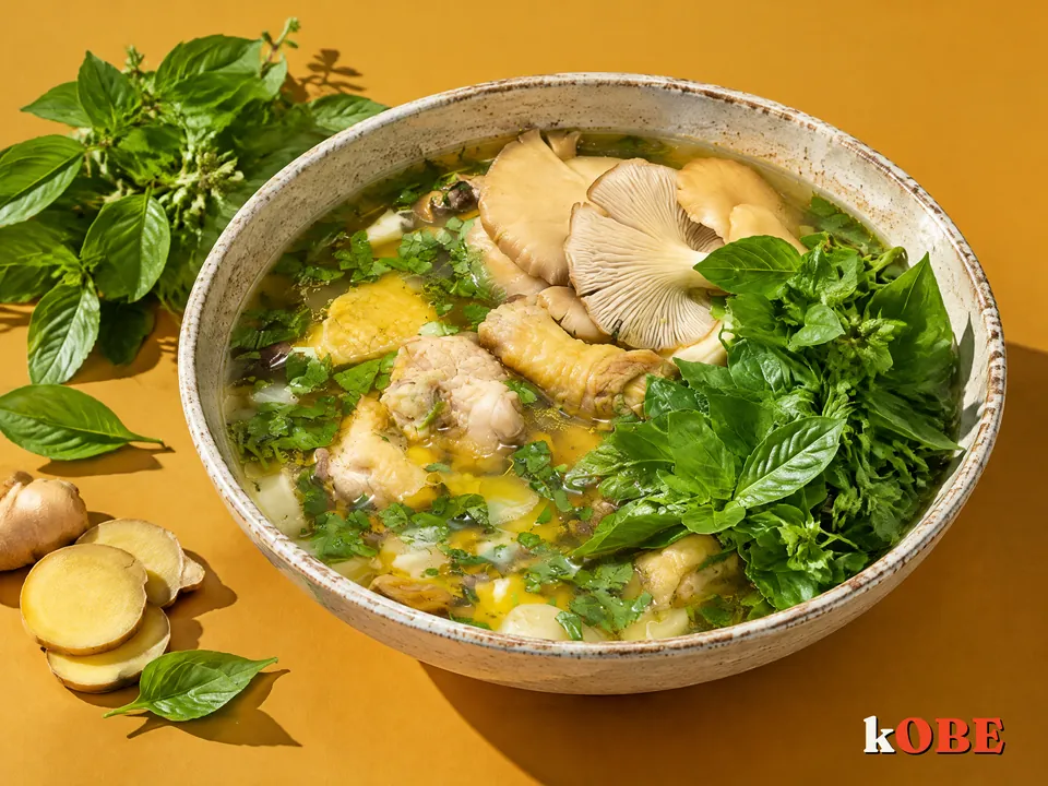 Lẩu gà lá é