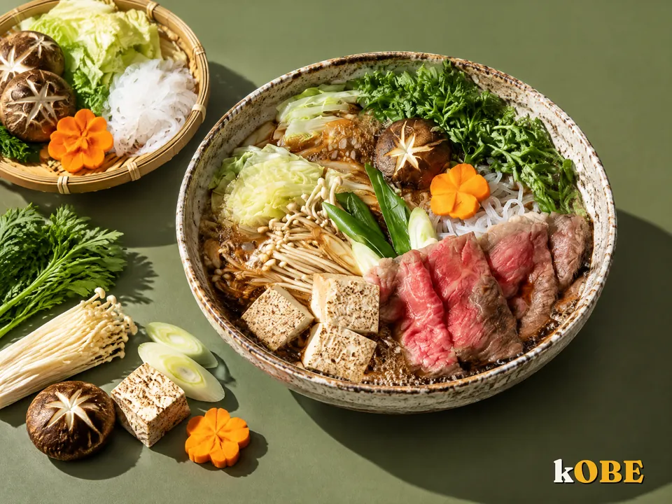 Lẩu Sukiyaki phong cách Kanto nấu bằng đường la hán quả