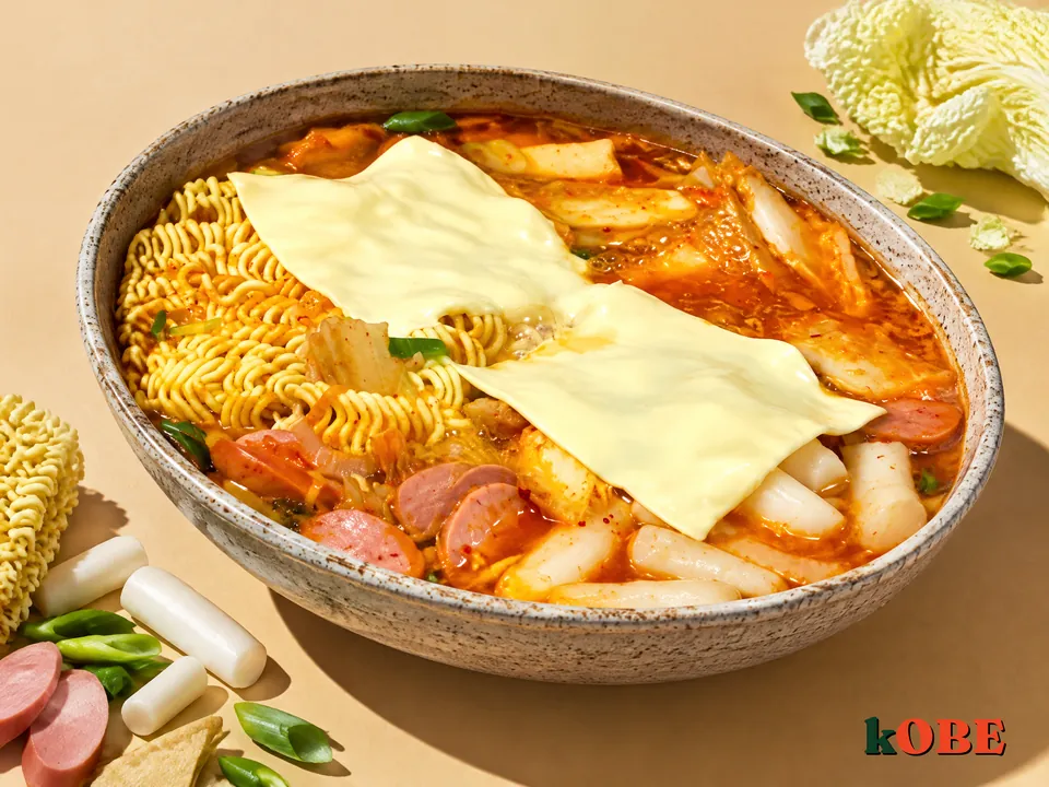 Lẩu tokbokki phô mai