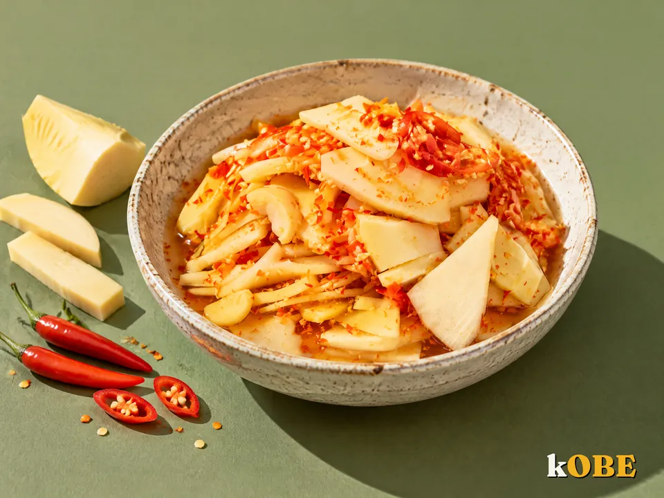 Măng ớt ngâm chua ngọt làm tại nhà