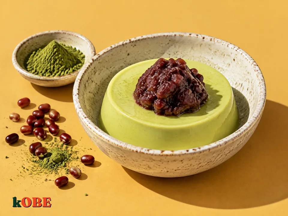 Matcha pudding kiểu Nhật