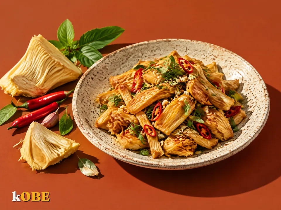 Mut Mit (Chewy Dried Jackfruit), Sweetened with Monk Fruit