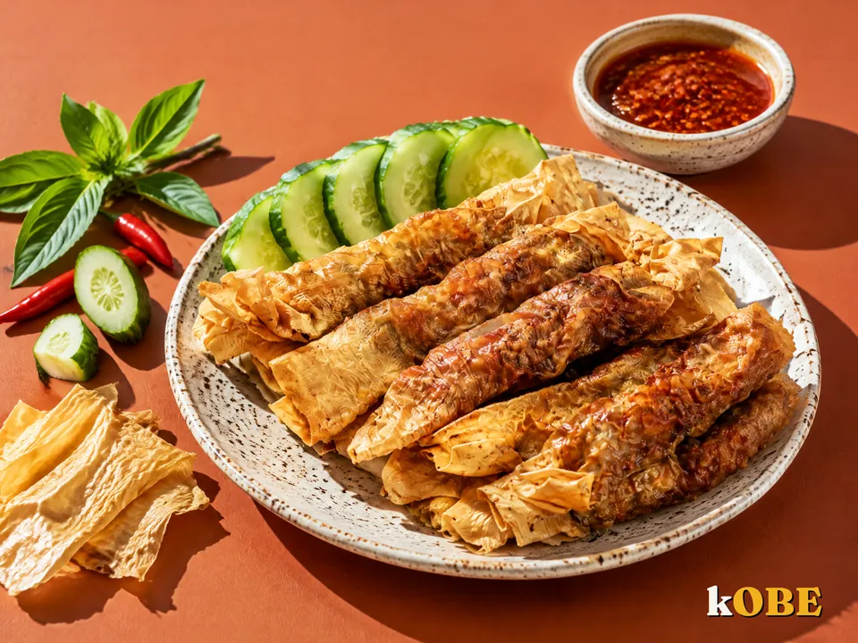 Nem rán Loh Bak cuốn váng đậu kiểu Malaysia