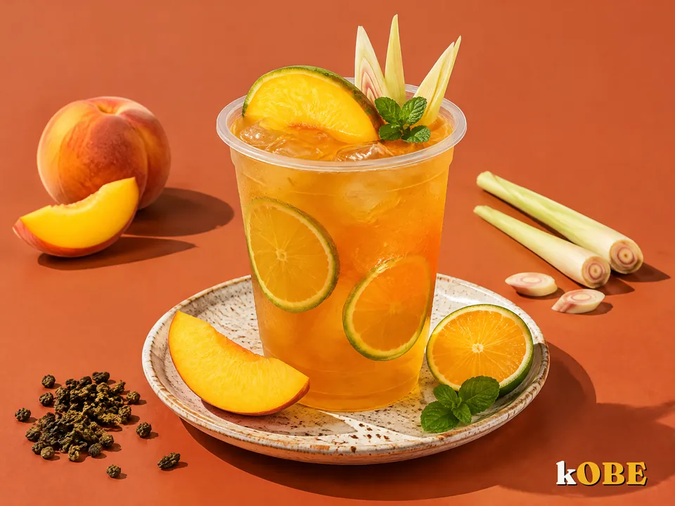 Ôlong đào cam sả