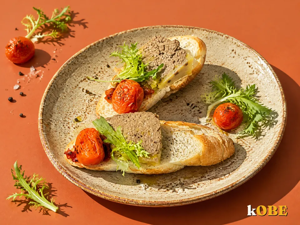 Pate gan heo kiểu Pháp hấp khuôn, không thêm đường tinh luyện