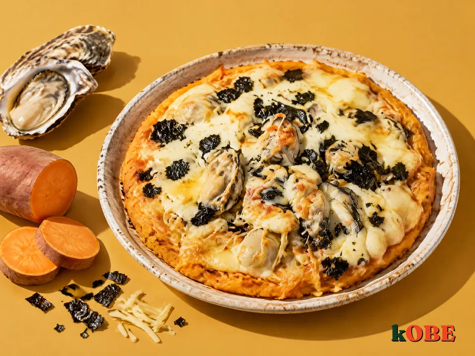Pizza hàu đế khoai lang