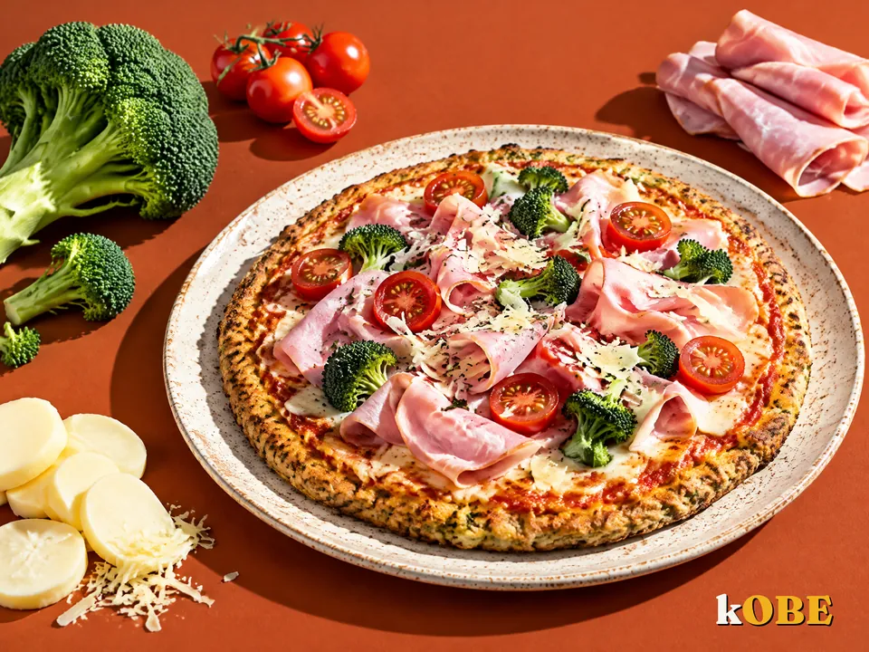 Keto Cauliflower Crust Pizza with Cold Cuts