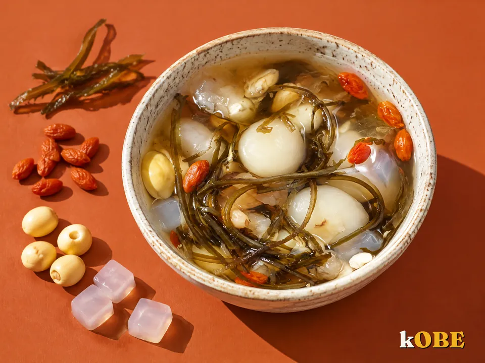 Sam Bo Luong (Chilled Mixed Che with Nata de Coco), Sweetened with Monk Fruit