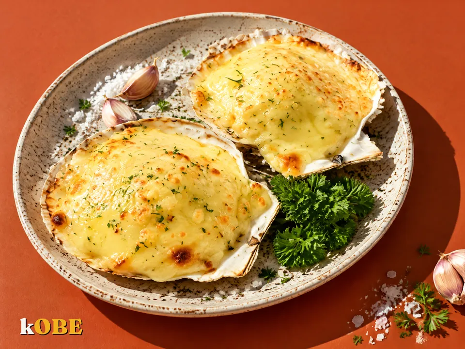Baked Scallops with Cheese and Mayonnaise