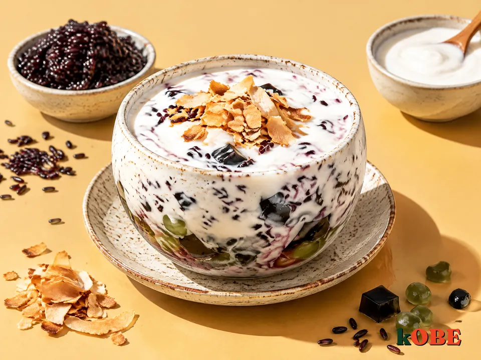 Sua Chua Nep Cam (Yogurt with Black Sticky Rice)