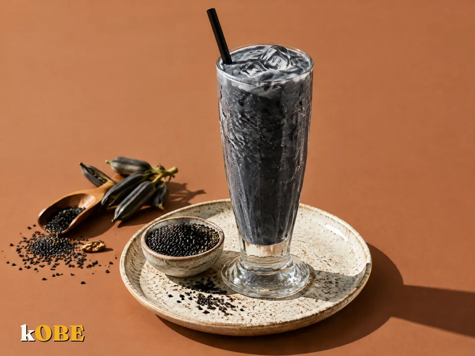 Sữa mè đen, không thêm đường tinh luyện