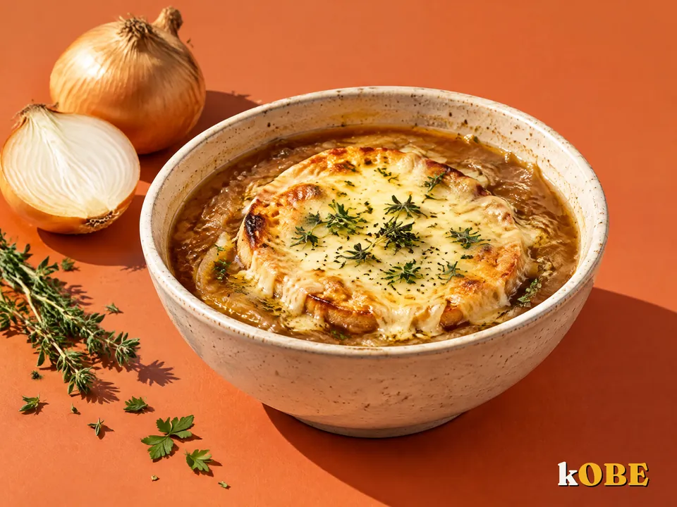 How to Make French Onion Soup with Melted Cheese
