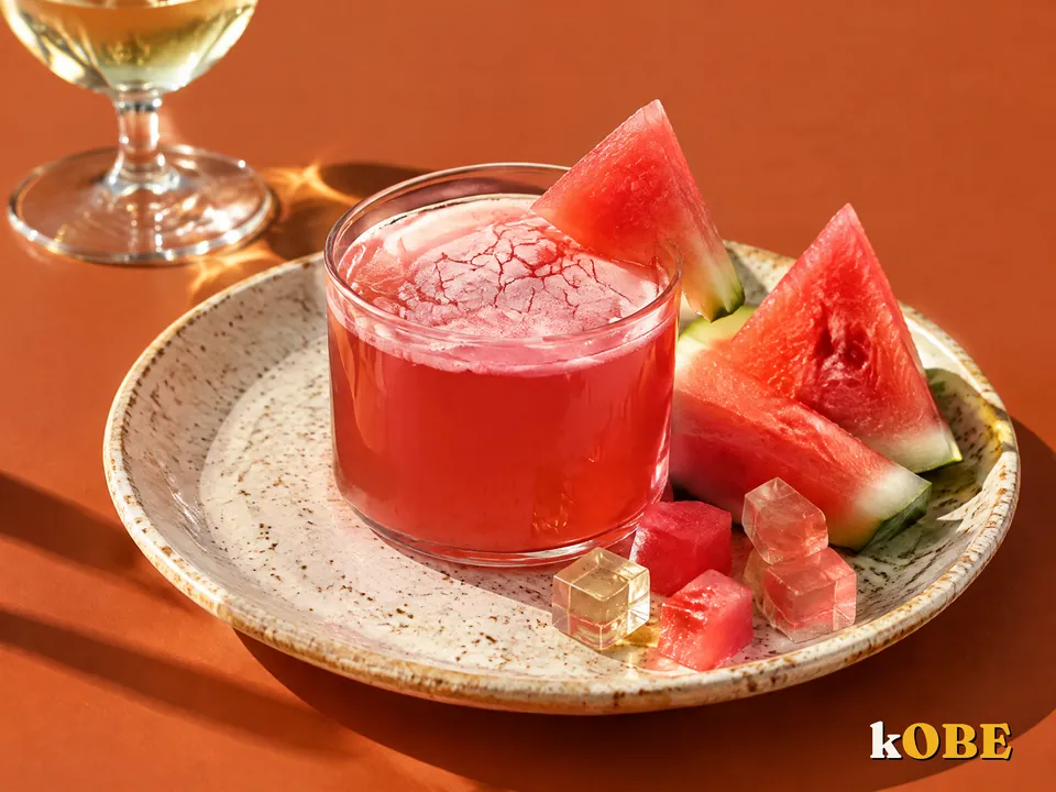 Thạch dưa hấu rượu vang trắng
