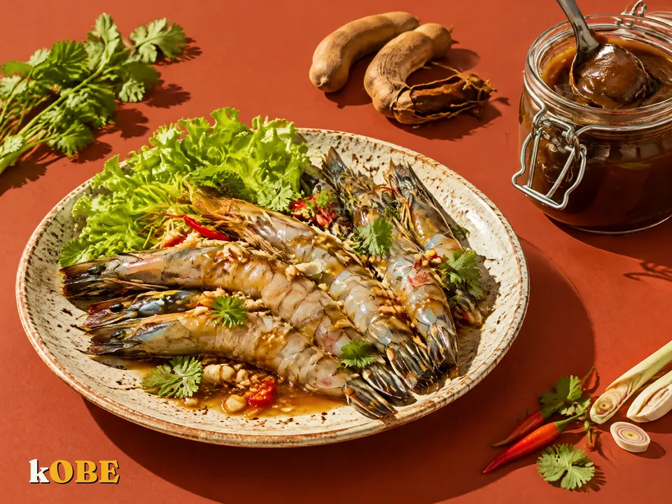 Thai Style Tamarind Shrimp, Made with Monk Fruit Sweetener