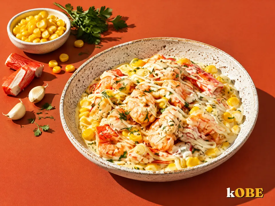 Shrimp in Creamy Butter Sauce, Made with Monk Fruit Sweetener