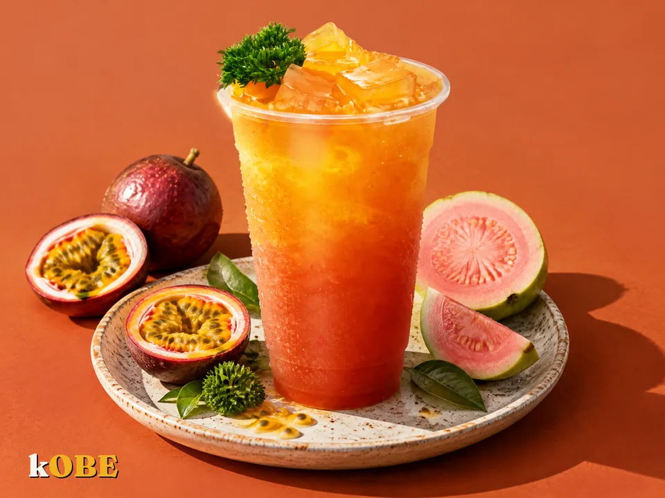 Tra Chanh Day Oi Hong (Passion Fruit Guava Tea), No Added Refined Sugar