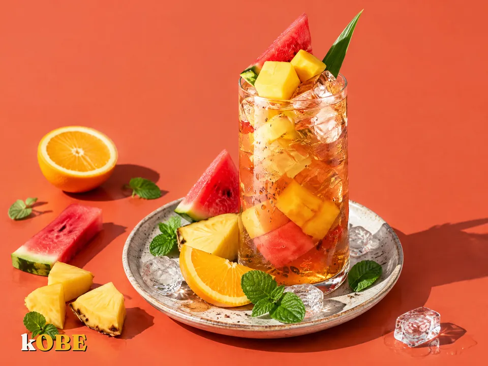 Trà trái cây nhiệt đới làm bằng đường la hán quả