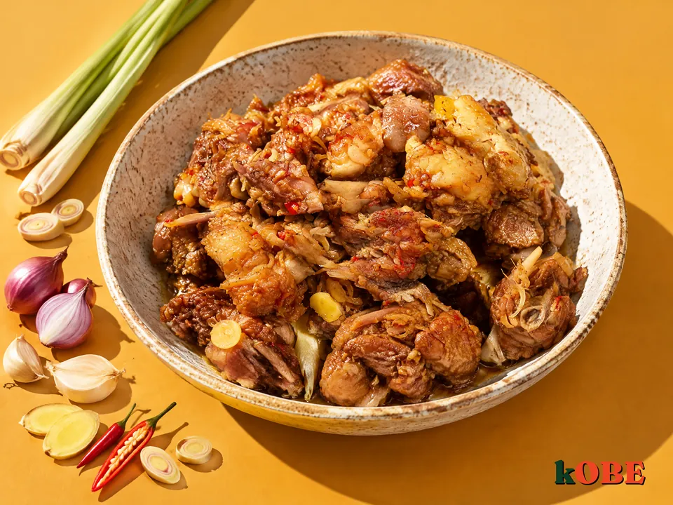 Vịt kho sả, không thêm đường tinh luyện