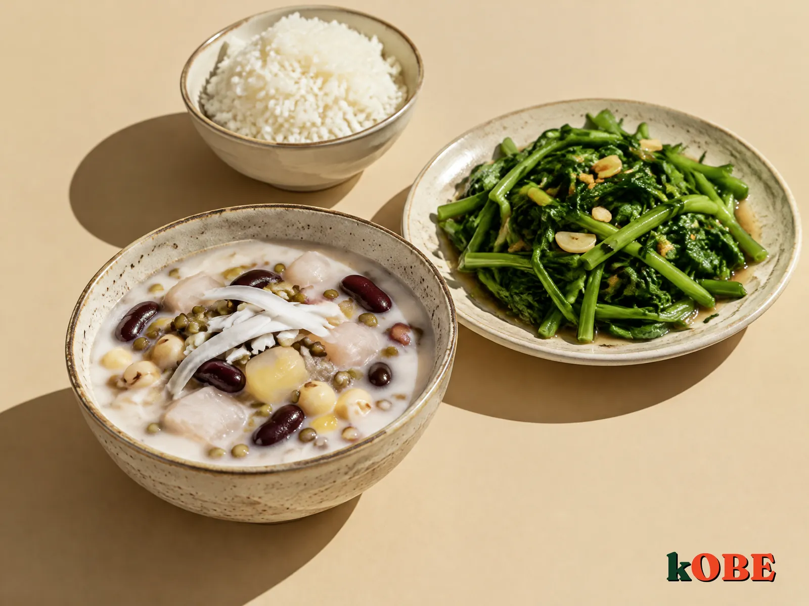 Dessert first or dessert last? Same bowl of chè, a whole different story